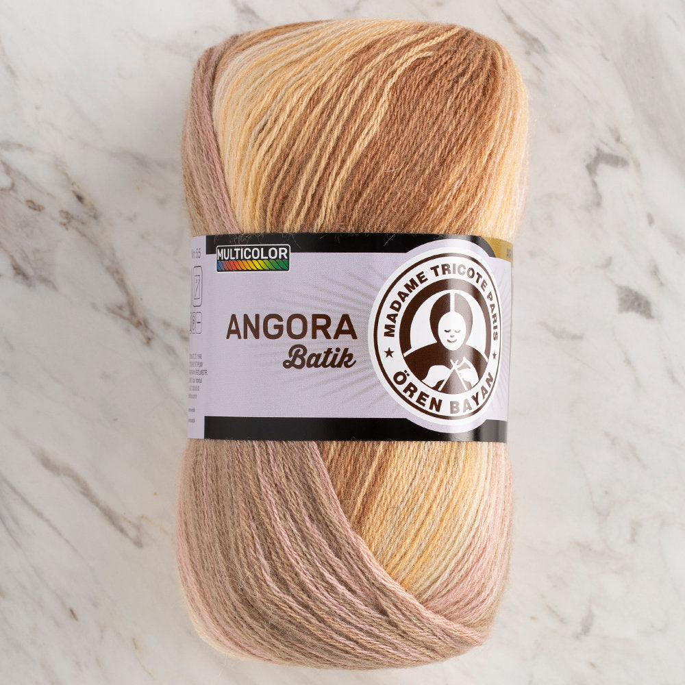 Örenbayan Angora Batik Ebruli El Örgü İpi - 861